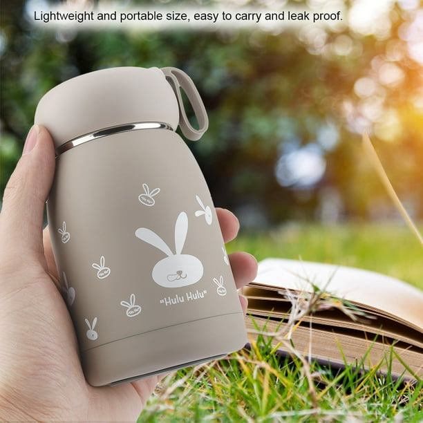 Taza De Vacío Con Diseño De Conejo De Acero Inoxidable, Taza Termo, Botella De Agua Para Viajes, Oficina, Escuela, Picnic