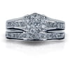1 Carat T.w. Round Diamond 10kt White Go