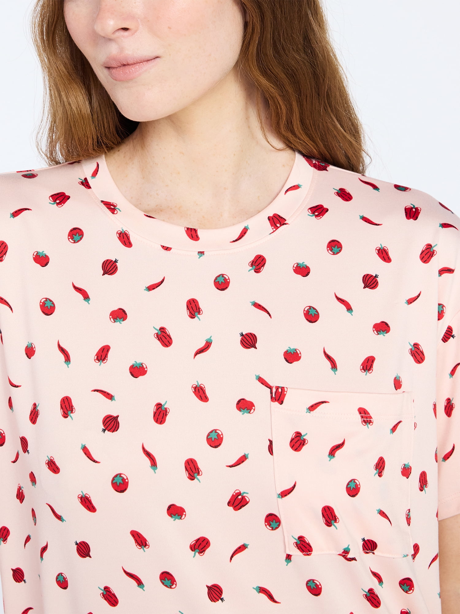 Joyspun Dreamy Soft Collection Women's Short Sleeve Sleepshirt, Sizes S/M-2X/3X