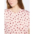 thumbnail image 4 of Joyspun Women's Dreamy Soft Collection Short Sleeve Sleepshirt, Sizes S/M-2X/3X, 4 of 5