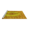 thumbnail image 2 of Ahgly Company Machine Washable Indoor Rectangle Persian Yellow Traditional Area Rugs, 2' x 5', 2 of 4