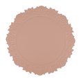 thumbnail image 1 of PU Leather Placemat Nordic Table Mat Round Flower Home Kitchen Dining Tablecloth Christmas Decoration Large Size, 1 of 5