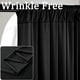 thumbnail image 3 of Cortinas de fondo NSSONBEN negras sin arrugas de 3 x 2 m para fiestas, 3 of 7