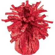 PMU Kisses Balloon Weights - Decorative Balloon Weight for Christmas, Thanksgiving, Birthday, Party Favors, Wedding & Baby Shower - 6oz. Red, Pkg/1