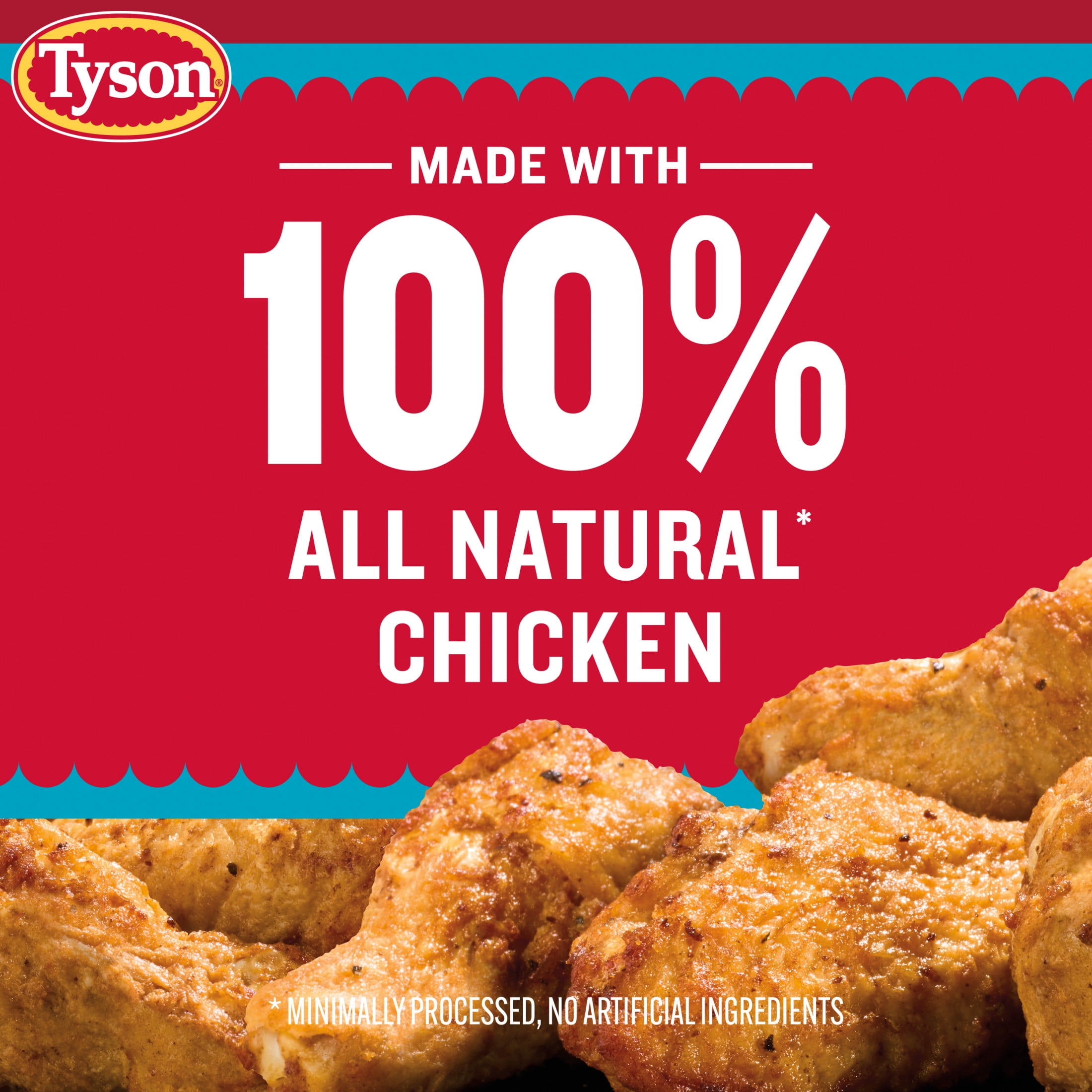Tyson Rotisserie Seasoned Crispy Wings, 20 oz (Frozen, Fully Cooked)