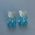 thumbnail image 7 of SmartBy Fashion Women Candy Color Cartoon Gummy Bear Ear Stud Earrings Jewelry Gift, 7 of 7