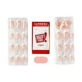 thumbnail image 6 of KISS imPRESS Modern French Tip Medium Almond Press-on Nails, White, 30 Pieces, 6 of 11