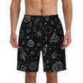 thumbnail image 1 of Bathing Suit Colorful Space Board Shorts Summer Fantasy Planets Stylish Board Short Pants Man DIY Running Fast Dry Beach Trunks, 1 of 5
