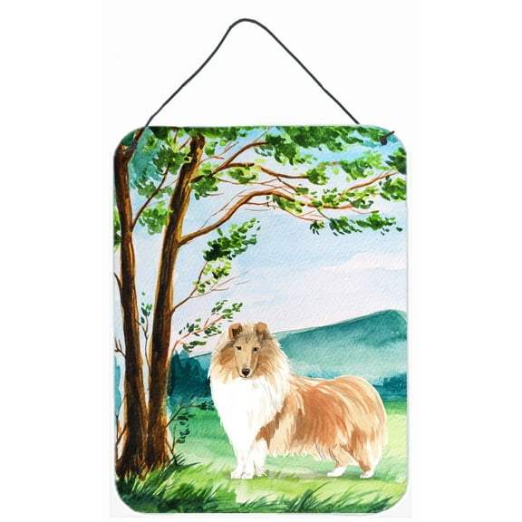Under the Tree Collie Wall or Door Hanging Prints