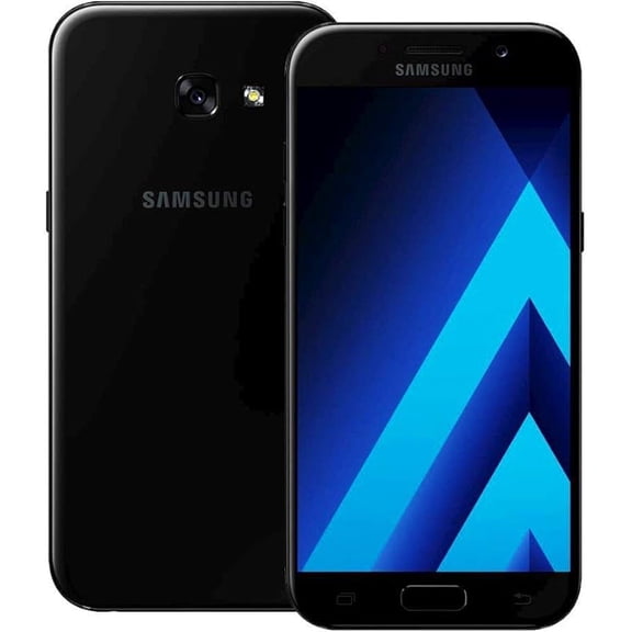 Restored Samsung Galaxy A5 SM-A520W (2017) 32GB Black Unlocked Smartphone Good