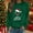 Army Green, variant on Merry Christmas Sweatshirts for Women Crewneck Christmas Printed Shirts Loose Long Sleeve Blouses Casual Xmas Sweatshirt Holiday Party Pullover Sweater Tops