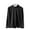 Black, variant on Womens Casual Warm Loose Comfy Blouses Tops Women's Fleece Thermal Long-sleeved Round-neck Base Shirt Top