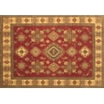 thumbnail image 1 of Ahgly Company Indoor Rectangle Geometric Brown Traditional Area Rugs, 3' x 5', 1 of 4