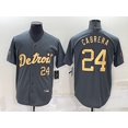 thumbnail image 1 of All-Star Baseball Jersey Tigers 24#Cabrera Elite Edition Fan Edition Embroidered Baseball Jersey, 1 of 2