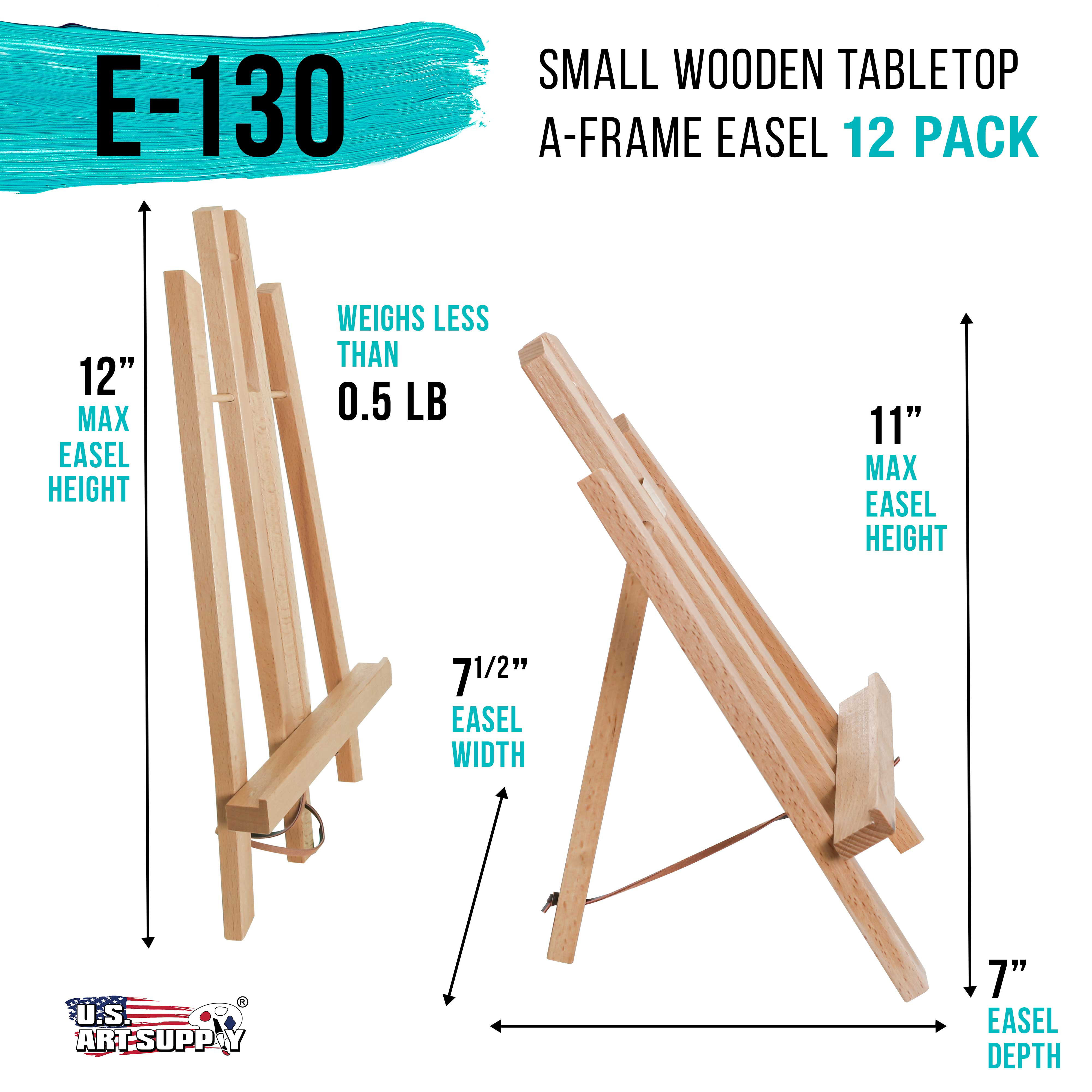 Sugars Portable Wooden Tripod Tabletop Display Small Easel for Sketching Painting Small Artist Easel Phase Frame 9 inch 9-inch 9 