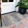 thumbnail image 6 of Addison Rugs Chantille Indoor/Outdoor Transitional Stripes Pewter Washable Rectangle Rug, 1'8" x 2'6", 6 of 6