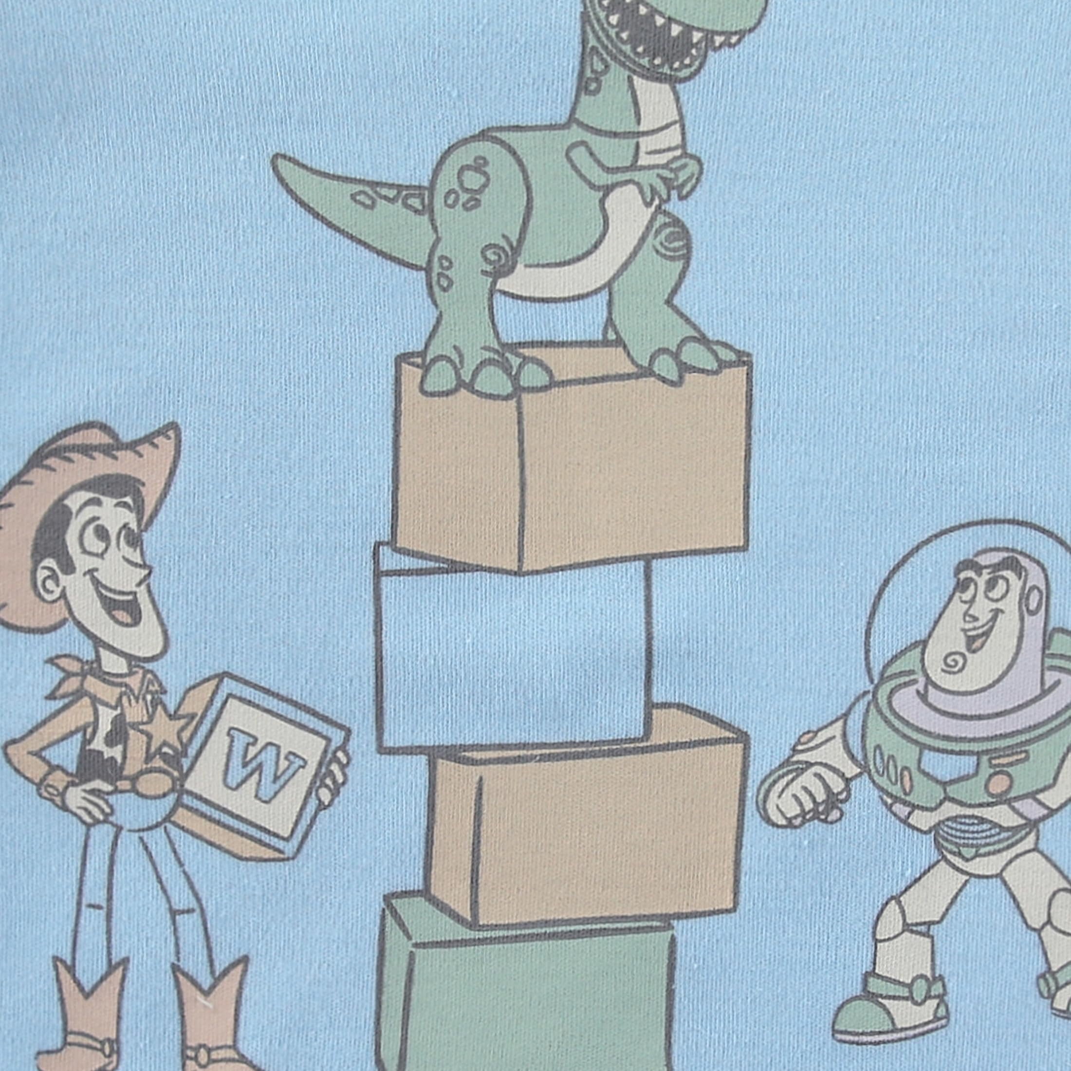 Disney Toy Story Woody Buzz Lightyear Bodysuit Creeper (Baby Boys), 3 Pack, Sizes 3M-12M
