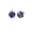 Blue, variant on Men Women Stainless Steel Strong Olive Green Stud Earrings Non-Piercing Cubic Simulated Zircon E39