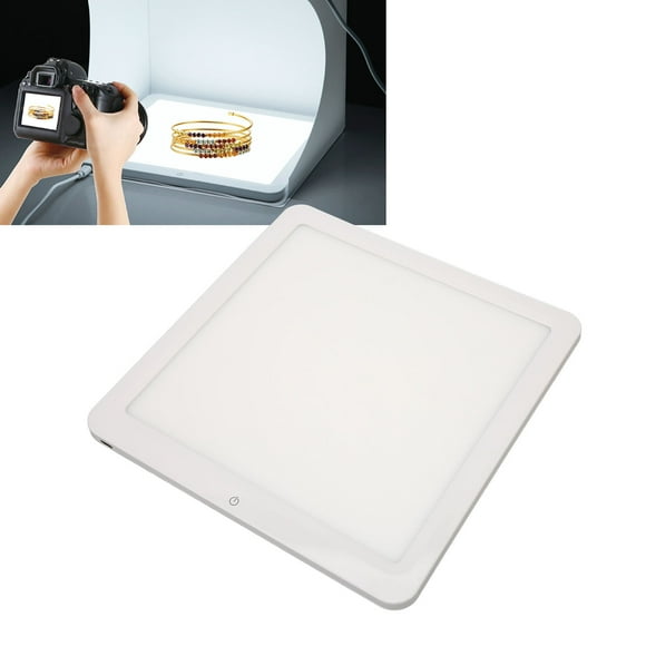 LED Photography Bottom Light, Type C Port 6000-6500K Shadowless Lamp Panel Pad For Commercial Objects