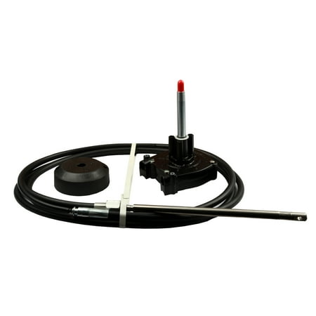 Helm Kit - Kimpex Easy Connect Rotary Steering System w/Single Helm 16ft Cable & Bezel Kit #748789