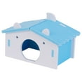 thumbnail image 1 of Hamster House Toy Plastic Fun Handmade Hamster Cage Hideout Small Animal House, 1 of 10