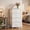 White, variant on BEAUTYPEAK Nightstand 2-Drawer Fabric Dresser Bedside Table with Wooden Top Adjustable Feet, Black