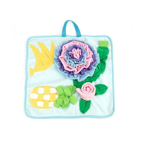 

BOOYOU Snuffle Dog Toys Stuffed Flower Treat Dispensing Toy Chew-Resistant Soft Chew Toys for Dogs Encouraging Foraging Skills