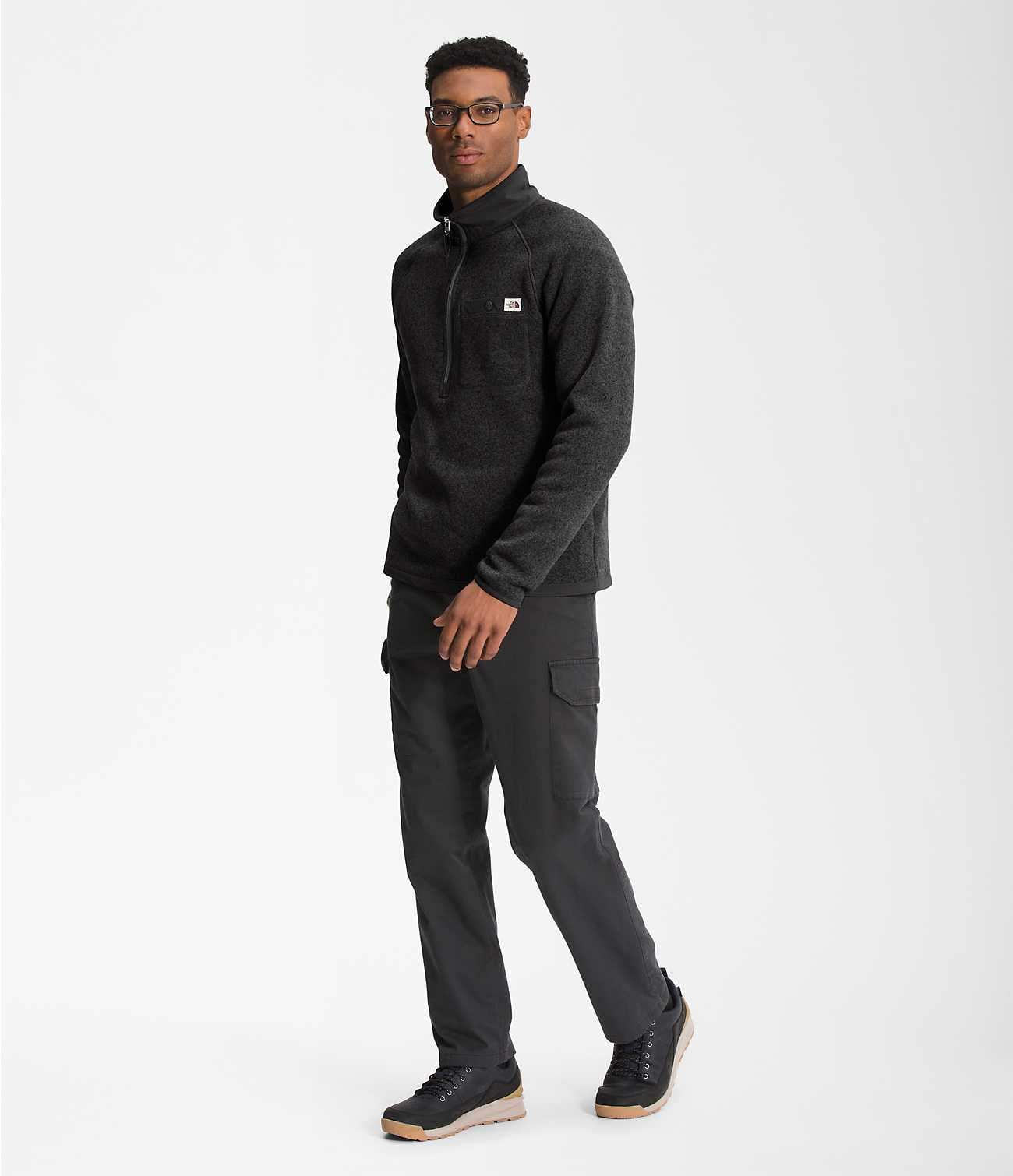The North Face Men's,Gordon Lyons 1/4Zip Fleece Lightweight
