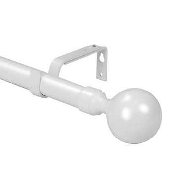 Urbanest Steel Ball Adjustable Single Curtain Rod