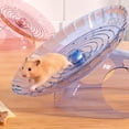 thumbnail image 7 of Hamster Exercise Wheel, Silent Running Wheel for Small Pet, hamster wheel with Stable Base, Cage Accessory for Dwarf Hamsters Gerbils Mice, Pet Supplies Clear, 1Pcs, 7 of 7