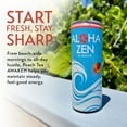 thumbnail image 6 of Zenbodi Aloha Zen Peach Tea - AWAKEN Functional Beverage - 12 oz (Pack of 12), No-Jitter Energy Drink, Contains L-Alpha GPC, Caffeine, and L-Theanine, 6 of 10