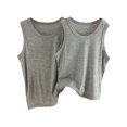 thumbnail image 2 of 2PC Girls Summer Shirts Girls Tops, Tank Top Toddler Boy, Tank Top for Boys Tank Top Boys, Toddler Girls Undershirts(2-11 Years Old), 2 of 4
