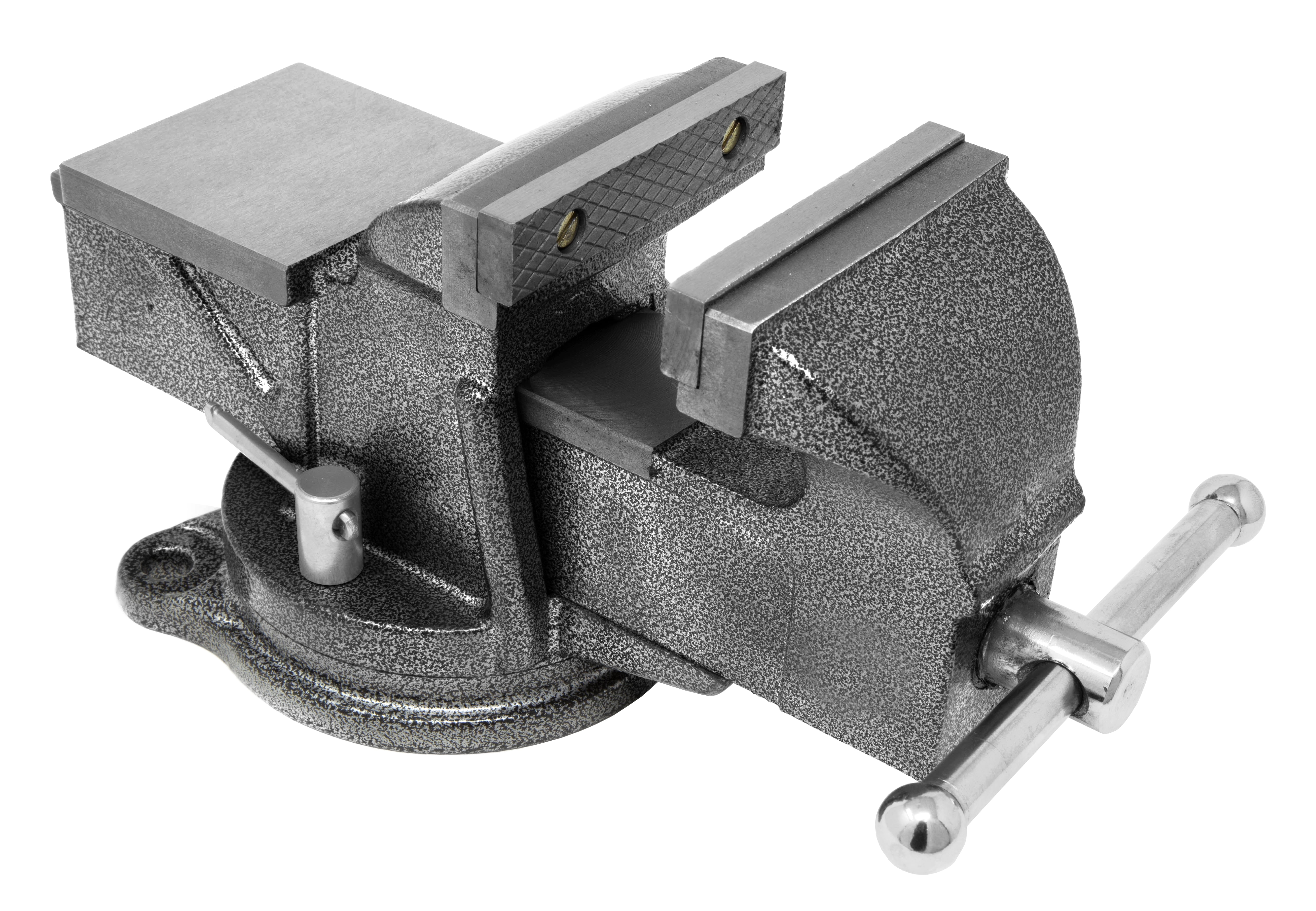 WEN 4-Inch Heavy Duty Cast Iron Bench Vise with Swivel Base