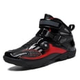 thumbnail image 3 of Men's and women's all-season motorcycle riding boots and motorcycle shoes,Black red,36, 3 of 10
