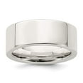 thumbnail image 6 of 925 Sterling Silver 8mm Comfort Fit Flat Band Ring Size 13, 6 of 6