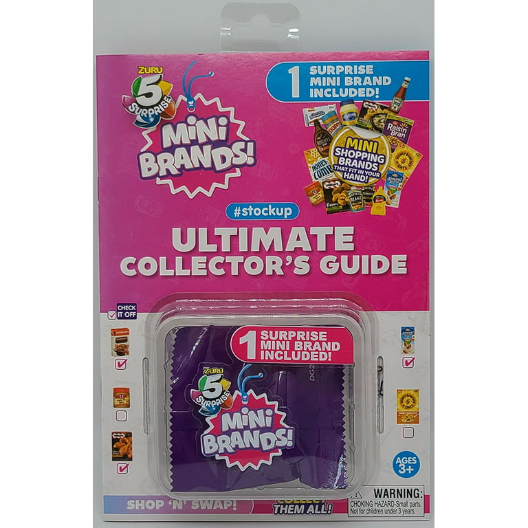 5 Surprise Mini Brands Ultimate Collector's Guide -(1) Random Sealed Blind  Package 