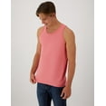 thumbnail image 4 of Hanes Unisex Garment Dyed Cotton Tank Coral Craze S, 4 of 7