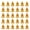2, variant on Yihuala 30Pcs Minis Gold Buddhas Statues Bulk Small Resin Sakyamuni Figurines Tiny Figures Ornament Home Offices Decoration