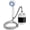 white, variant on Portable Battery Powered Camping Shower – 2200mAh Rechargeable Outdoor Shower Pump with 1.5m Hose – Electric Water Pump for Camping, Picnic, Pet Bath, Garden – IPX4 Waterproof – 600g