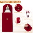 thumbnail image 3 of Uxcell 6 Pcs Bolsa de Reloj de Terciopelo, Funda de Viaje para Reloj Portátil, Bolsa de Almacenamiento Suave para Reloj, Roja, 3 of 6