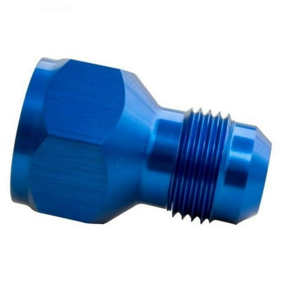 Female -10 AN to -6 AN Male Reducer Adapter, Blue