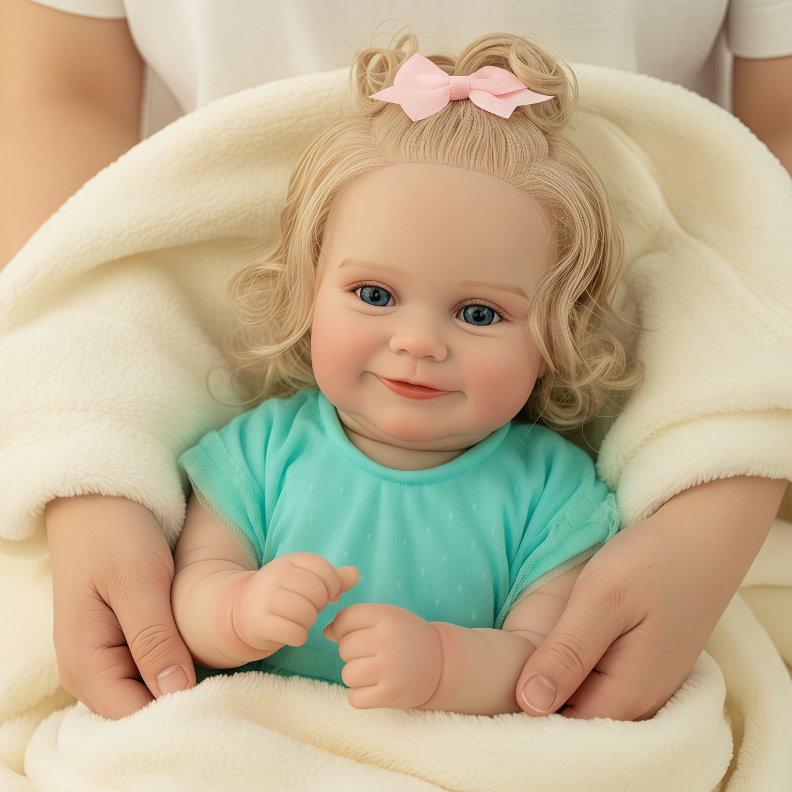 20-Inch Realistic Reborn Baby Doll with Hand-Painted Details – Baby Dolls with Accessories Lifelike Doll Toy Gift for Kids 3+