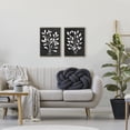 thumbnail image 2 of Stupell Industries Leaf Whispers Botanicals 2 Piece Brown Framed Floater Canvas Set design by Andrea Haase, 25 x 17, 2 of 9