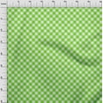 thumbnail image 3 of oneOone Polyester Lycra Light Green Fabric Check Dress Material Fabric Print Fabric By The Yard 56 Inch Wide - QJ, 3 of 4