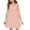 Pink, variant on YOUYEDIAN Sleeveless Sundress Girls Summer Crew Neck A Line Princess Dress Toddler Casual Solid Color Dress (Hot Pink, 6-7 Years)