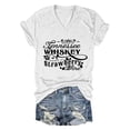 thumbnail image 4 of Conairie Short Sleeve Tshirts Shirts For Women Graphics Print Classic Elegant Casual T Shirts Comfy Soft Spring Blouses Pullover Outfits White XL, 4 of 4