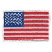 American Flag USA 2" x 3" Hook & Loop 2 Piece Patch