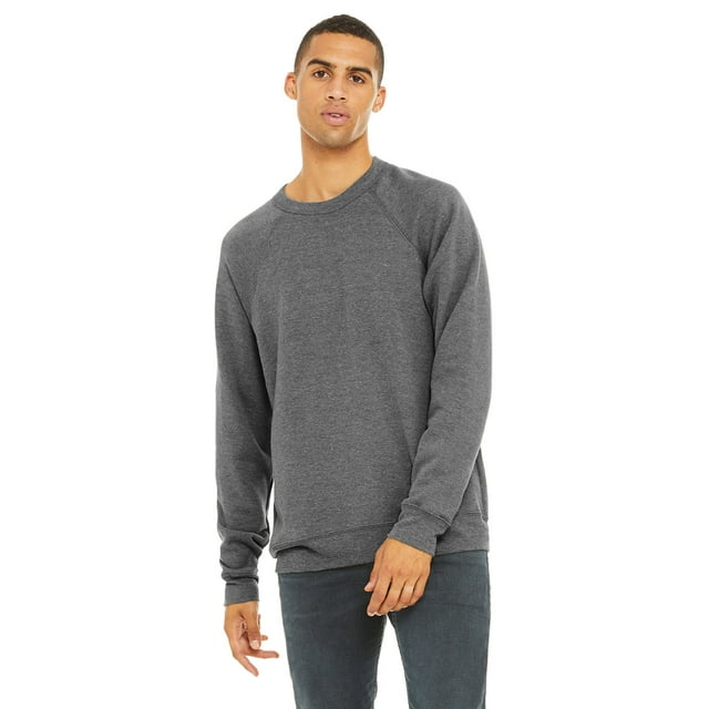 Bella + Canvas Sweat-Shirt Unisexe en Polaire Éponge Col Rond