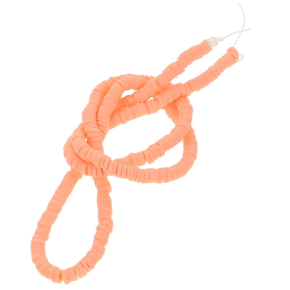 unbranded Polymer Clay Beads Round Orange 1 Set for Crafting Diy Projects Handmade