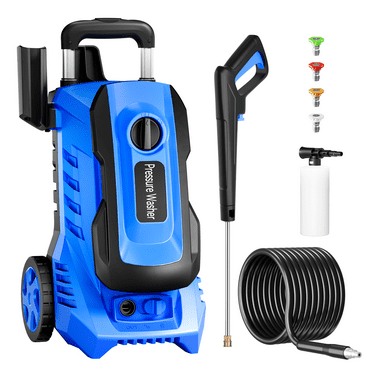 Vebreda Electric Pressure Washer 3800PSI 2.6GPM Power Washers Electric Powered, 1800W, Blue